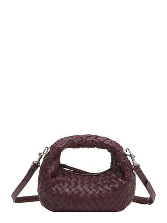 LES VISIONNAIRES Greta Micro weave Håndtaske Læder 20 cm