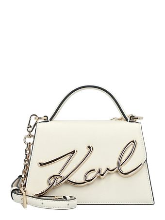 Karl Lagerfeld Signature 2.0 Håndtaske Læder 21.5 cm