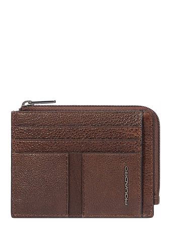 Piquadro Hedley Kreditkortetui RFID-beskyttelse Læder 11.5 cm