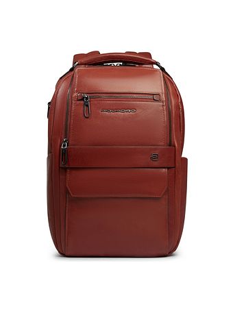 Piquadro Solm Daypack Læder 39 cm Laptoprum