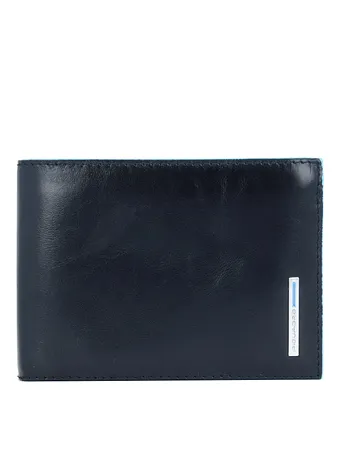 Piquadro Blue Square Cartera Piel natural 12.5 cm Piquadro Blue Square Cartera Piel natural 12.5 cm