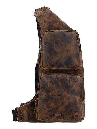 Greenburry Vintage skuldertaske i læder 43 cm