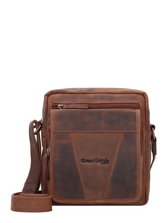 Greenland Nature Montenegro skuldertaske RFID læder 22 cm Greenland Nature Montenegro skuldertaske RFID læder 22 cm