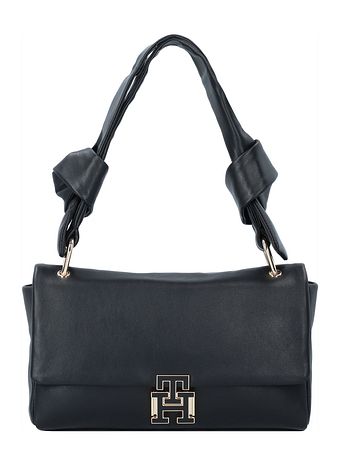 Tommy Hilfiger Pushlock Skuldertaske Læder 26 cm