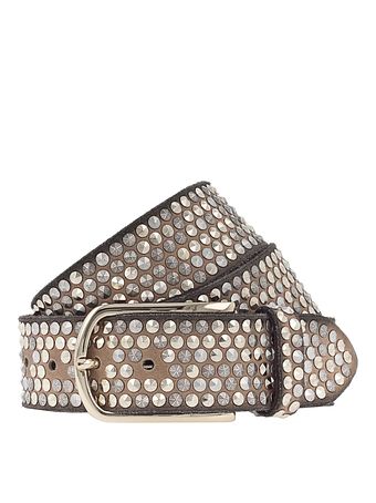 b.belt Bælte i læder med nitter b.belt Bælte i læder med nitter