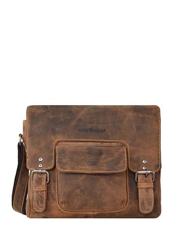 Greenburry Vintage Revival Vol. 1 skuldertaske i læder 28 cm