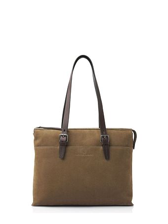 Castelijn & Beerens Nubuck Skuldertaske Læder 40 cm Laptoprum