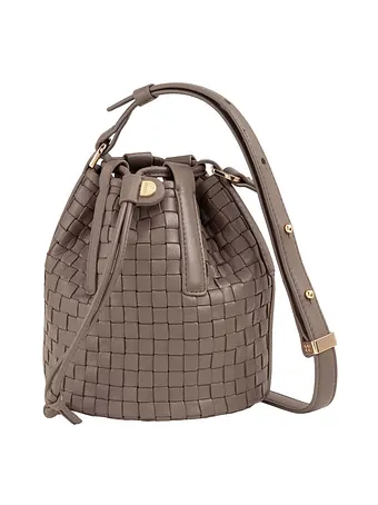 DuDu Filicudi Bolso bombonera Piel natural 14 cm DuDu Filicudi Bolso bombonera Piel natural 14 cm