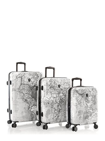 Heys Black Camo 4 hjul Kuffert 3-delt med strækfold