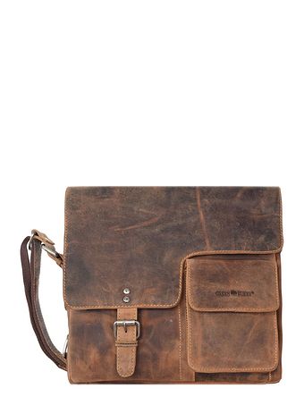 Greenburry Vintage Revival Vol. 1 skuldertaske i læder 32 cm