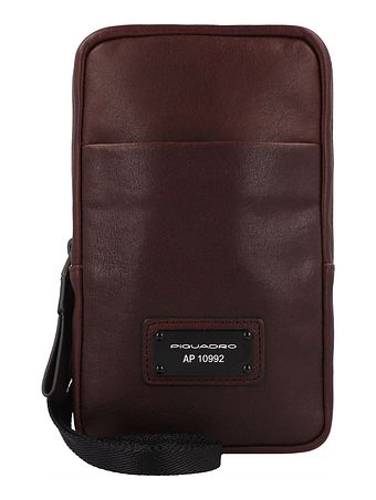 Piquadro Harper mobiltelefontaske i læder 12 cm