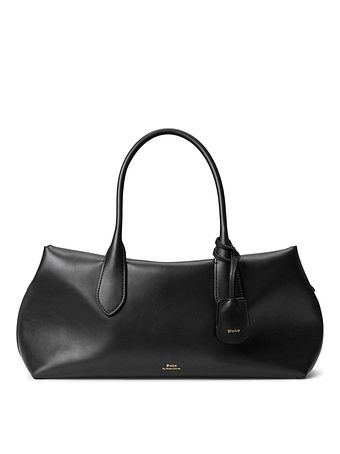 POLO RALPH LAUREN Bellport Axelremsväska Läder 35.5 cm