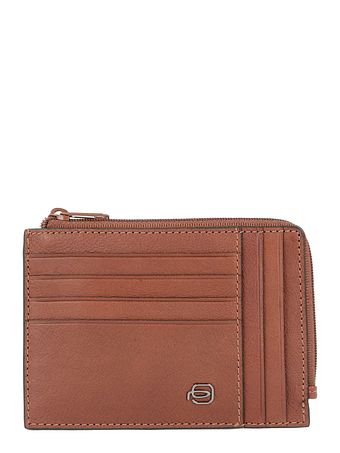 Piquadro Sort firkantet kreditkortholder RFID-læder 12,5 cm