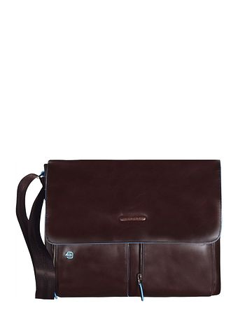Piquadro Blue Square Messenger Læder 37 cm rum til bærbar computer