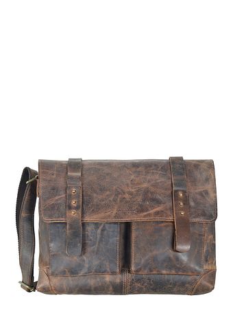 Greenland Nature Klassisk budbringer i læder 41 cm