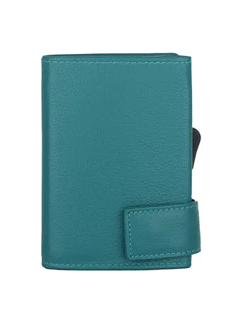 SecWal SecWal 1 Tarjetero Bloqueo RFID Piel natural 9.5 cm SecWal SecWal 1 Tarjetero Bloqueo RFID Piel natural 9.5 cm