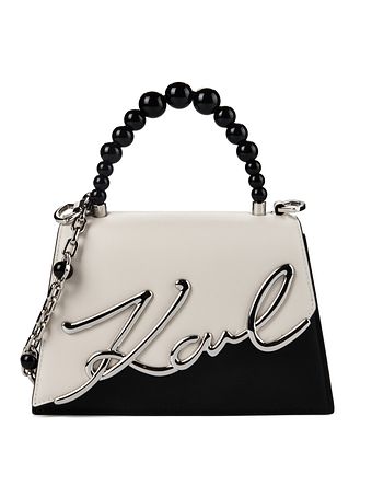 Karl Lagerfeld Signature 2.0 Håndtaske Læder 21.5 cm Karl Lagerfeld Signature 2.0 Håndtaske Læder 21.5 cm