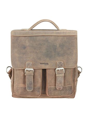 Greenland Nature Stone skuldertaske messenger læder 33 cm