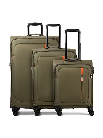 American Tourister Nitestream 4 kolečka Sada kufrů 3-dílný s roztažitelným záhybem