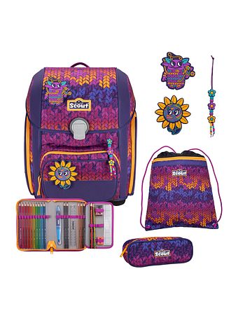 Scout Genius skoletaskesæt 4 stk Superflasch