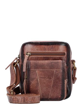 Greenland Nature Mascu & Line Skuldertaske Læder 20 cm