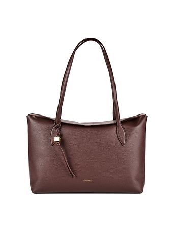 Coccinelle Thess Bolsa de hombro Piel natural 45 cm