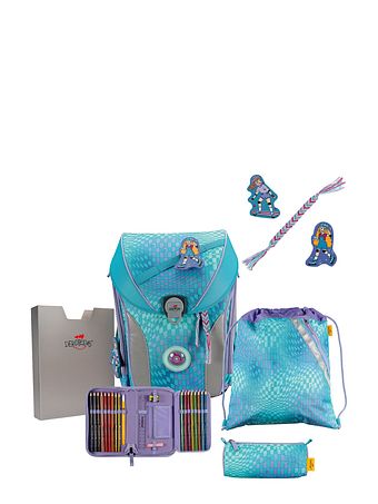 DerDieDas ErgoFlex Max LED Skoleransel-sæt 5-delt