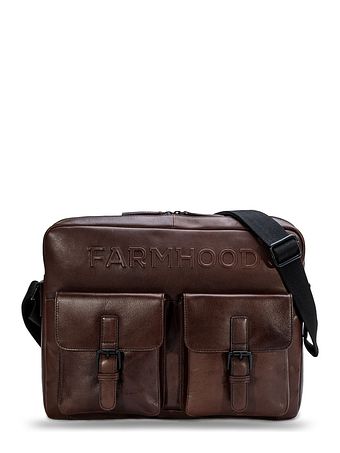 Farmhood Memphis Dokumenttaske Messenger Læder 38 cm Laptoprum