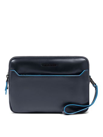 Piquadro Blue Square Taška přes rameno Kůže 23 cm