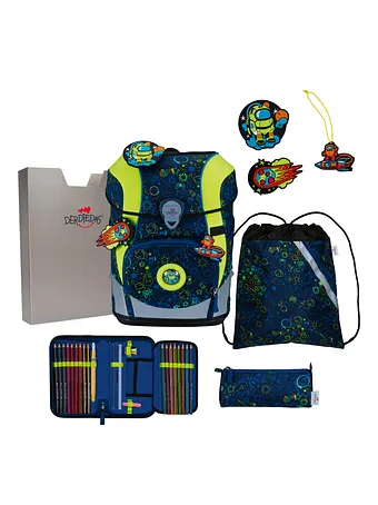 DerDieDas ErgoFlex Tiny Juego de mochilas escolares 6 piezas DerDieDas ErgoFlex Tiny Juego de mochilas escolares 6 piezas