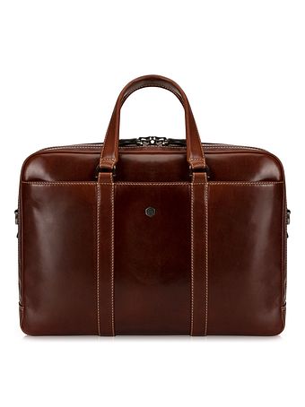 Jekyll & Hide Montana Aktovka RFID ochrana Kůže 41 cm Kapsa na notebook