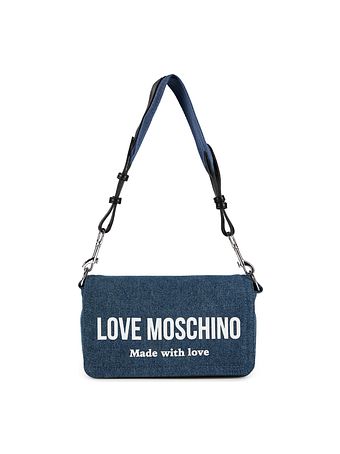 Love Moschino Denim Signature Love Skuldertaske 24 cm