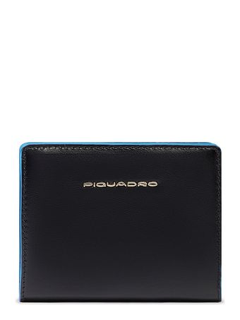 Piquadro Blue Square Pung RFID-beskyttelse Læder 11 cm