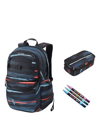 NITRO Future Hero Sada školních tašek 3-dílný