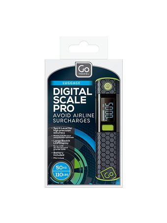 Go Travel Elektrisk + elektronisk udstyr bærbar vægt 12 cm med målebånd og vaterpas