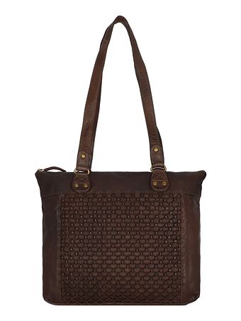 Greenland Nature Femi & Nine-skuldertaske i læder 35 cm