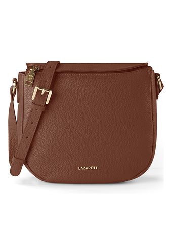 Lazarotti Bologna Leather Crossbody taška přes rameno kůže 25 cm