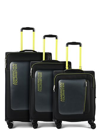 American Tourister Aktivus 4 hjul Kuffert 3-delt med strækfold