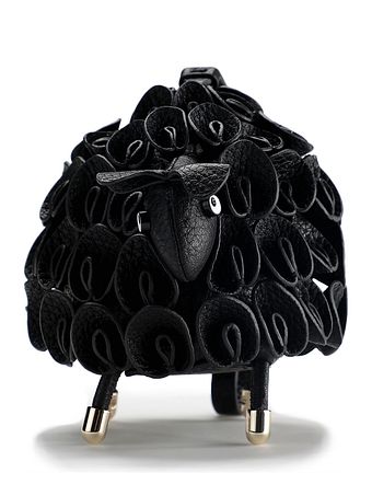 Kate Spade New York Critters taske-tag i læder 11 cm