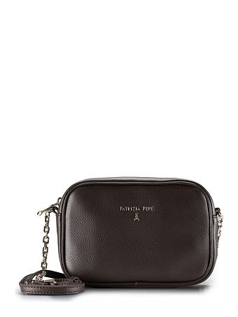 Patrizia Pepe Skuldertaske i læder 20 cm