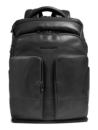 Piquadro Zaino rejserygsæk RFID-læder 44 cm laptoprum Piquadro Zaino rejserygsæk RFID-læder 44 cm laptoprum