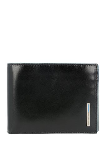 Piquadro Blå firkantet pung i læder 12,5 cm Piquadro Blå firkantet pung i læder 12,5 cm