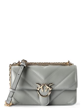 PINKO Love One Mini Skuldertaske Læder 20.5 cm