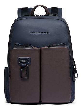 Piquadro Harper-rygsæk RFID-læder 40 cm rum til bærbar computer