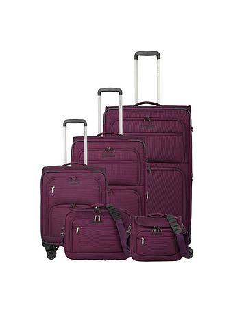 Travelite Cubis 4-hjulet Kuffertsæt 5-delt med ekspansion Travelite Cubis 4-hjulet Kuffertsæt 5-delt med ekspansion