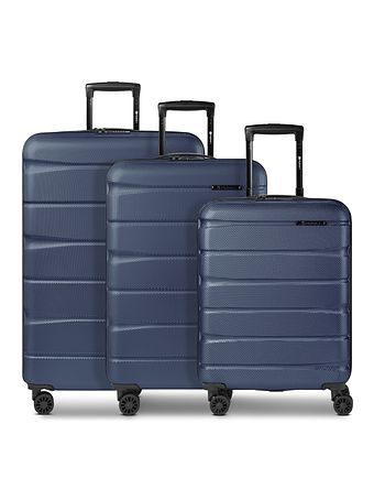 Franky Juego de maletas Munich 4.0 de 4 ruedas, 3 piezas con plegado extensible