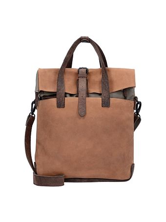 Harold's Twister aktovka s funkcí batohu kožená 34 cm přihrádka na notebook