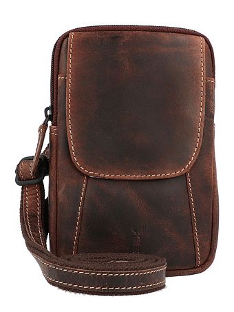 Jack Kinsky Baltimore 10 mobiltelefontaske i læder 12 cm