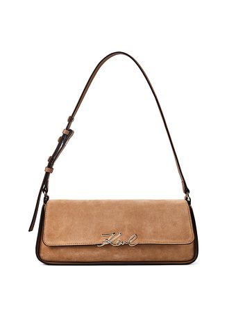 Karl Lagerfeld Signature Skuldertaske Læder 32.5 cm Karl Lagerfeld Signature Skuldertaske Læder 32.5 cm