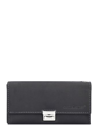 Greenburry Vintage tjenerpung i læder 18 cm